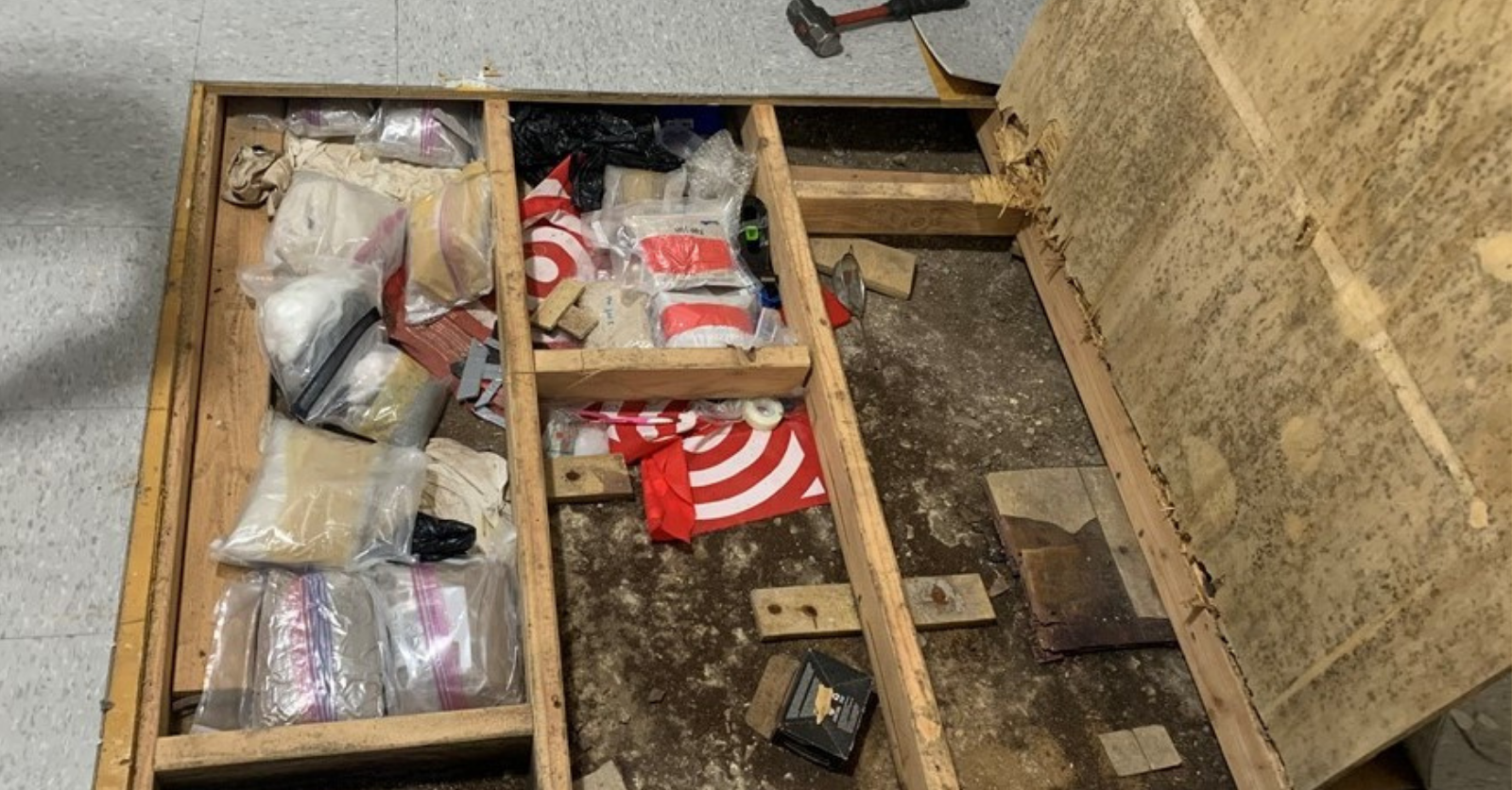 NYPD releases photos of more drugs found inside Bronx day care, after discovering a trap floor