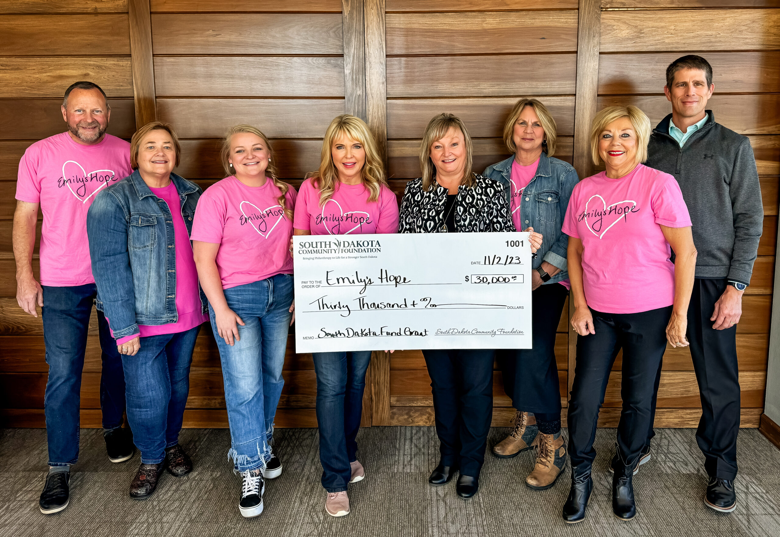 Emily’s Hope Receives $30,000 Grant from South Dakota Community Foundation to Expand K-5 Substance Use Prevention Curriculum